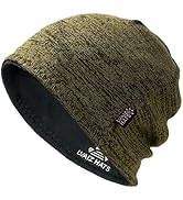 Lvaiz Mens Winter Beanie Hat Warm Fleece Lined Skull Cap for Men